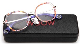 New Woow Break Free 1 Col 7647 Orange Yellow Eyeglasses Frame 49-19-140mm B40mm - £150.26 GBP