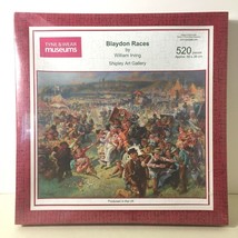 New Sealed Tyne &amp; Wear Museums 520 pc Jigsaw puzzle Blaydon Races by W. ... - $12.85