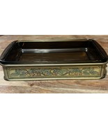 Vintage Pyrex Casserole Dish w/ Metal Stand,  232 Amber Glass 11&quot; x 7&quot; x... - $23.77 CAD