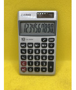  Casio SL-310SV Ultra Thin 10-Digit Wallet Size Calculator Silver/Grey - $12.92 CAD