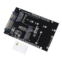 M.2 NGFF MSATA SSD to SATA 3.0 Adapter 2 in 1 Converter Card 2230 2242 2... - $13.99