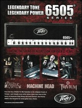 Peavey 6505 guitar amp ad print w/ Bullet For My Valentine Machine Head Trivium - £3.30 GBP