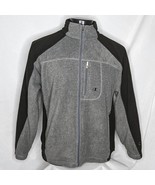 Men&#39;s Jackets Champion Fleece Full Zip Jacket Gray Medium - £11.21 GBP