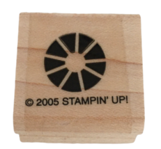 Stampin Up Rubber Stamp Circle of Triangles Small Shape Card Making Background - £2.38 GBP