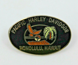 Pacific Harley Davidson Honolulu Hawaii HI USA Collectible Pin Pinback Button - £17.23 GBP
