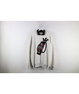 Deadstock Vintage 80s Womens XL Striped Golfing Golf Bag Collared Sweats... - $94.66 CAD