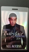 Kenny Babyface Edmonds - Original 2016 Tour All Access Laminate Backstage Pass - £35.17 GBP
