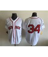 Red Sox #34 David Ortiz Jersey Old Style Uniform White - $45.00