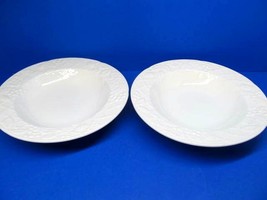 Mikasa English Countryside 9 3/8&quot; Rimmed Soup Serving Bowls Set Of Two - $19.00