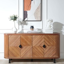 Modern Accent Cabinet Sideboard - 4-Door Storage for Living Room - $9,091.34 MXN
