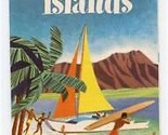 Inter Island Resorts Tours of the Hawaiian Islands Brochure 1954 &amp; Rate ... - £30.03 GBP