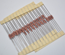 Lot of 50 VISHAY RESISTORS 10K OHM 1/10W .5% AXIAL RN55C-D-10K/R - $14.84