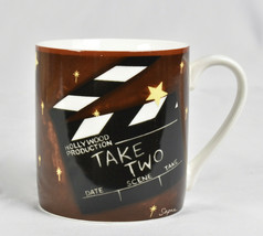 Mikasa Coffee Cup Mug Movie Night Gourmet Basics Sapna  - £17.82 GBP