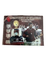 Oklahoma Sooners Texas A&amp;M Football Ticket Stub 11/8/2003 Jason White 5 TD 77PTS - £15.56 GBP