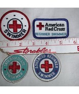 Lot Of 4 American Red Cross Swimmer Beginner Advanced Swimming Patches NEW - £9.36 GBP