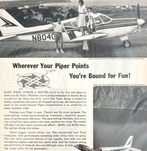 Piper Aircraft Corp Aztec Cherokee 1963 Advertisement Comanche Aviation DWCC10 - $39.99