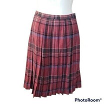 The Edinburgh Woolen Mill Plaid Wool Skirt sz 10 - £37.54 GBP