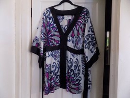 Alice + Trixie Silk Kimono Style Blouse Size 1X - £15.58 GBP