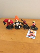 Disney Infinity Incredibles 1.0 - Mr. &amp; Mrs. Incredibles, Dash &amp; Syndrome - £21.54 GBP