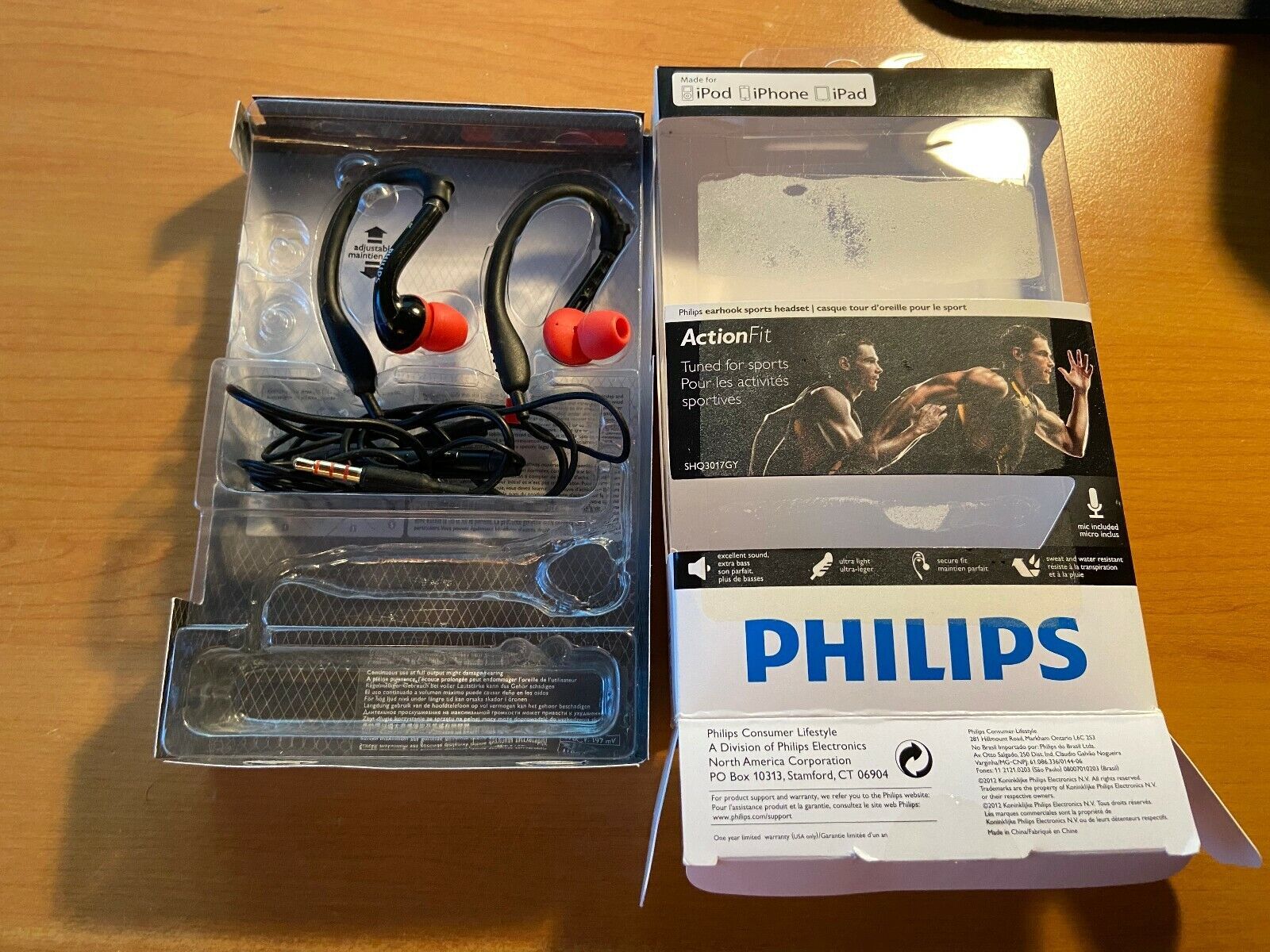 Primary image for Philips SHQ3017 Sweat proof Sports Headset AS IS Left Channel Not Working