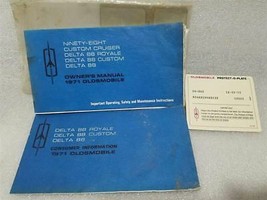 OLDS 88   1971 Owners Manual 14791 - $16.82