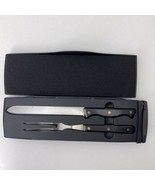 Pampered Chef Carving Set Storage Case w Built-In Sharpener Meat Knife F... - £15.79 GBP
