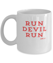 Coffee Mug Funny Run Devil Run James 4:7  - £11.71 GBP