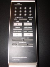 Vintage JC Penney Wireless Remote VSQS0279 - TV VCR Silver Black Retro - $11.87