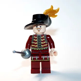 PLTOYS French Cavalier Musketeer Soldier Exclusive Minifigure - $6.00