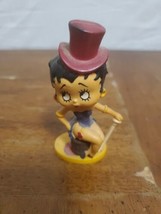 Marty Toys Betty Boop PVC Figurine 3.5&quot; Sitting On A Barrel Vintage 1990s - $17.72