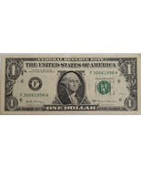 US$1 Fancy Serial Number 2017A  Birthday Note 06-30-1996 - $1.95