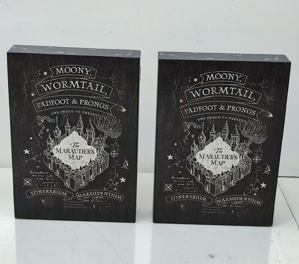 Moony, Wormtail, Padfoot, &amp; Prongs The Marauder’s Map Wall Plaque - HP L... - $20.78