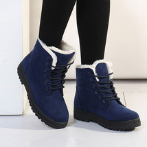 Botas femininas women boots new winter snow boots female shoes warm fashion floc - £36.92 GBP