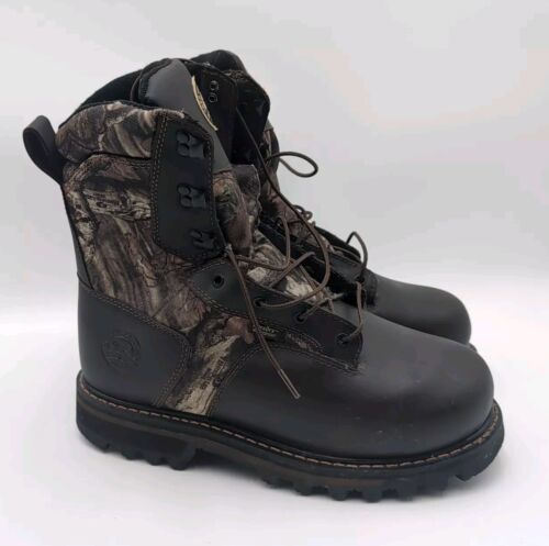 Primary image for NEW Red Wing Irish Setter Mens 11.5 E2 Wide Gunflint II Camo 2813 Waterproof 