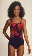 Lands&#39; End Womens Swimsuit, Medium, Waikiki Floral - $77.40