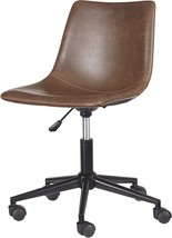 Signature Design by Ashley Faux Leather Adjustable Swivel Bucket Seat Home - £107.01 GBP