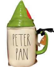 Disney Peter Pan Mug With Hat Shaped Hat by Rae Dunn - £23.35 GBP