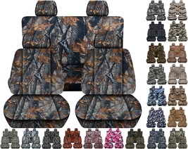 Front and Rear car seat covers Fits Ford Ranger 2019-2021  camouflage 25 colors - £95.08 GBP+