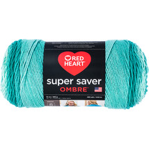 Red Heart Super Saver Ombre Yarn-Spearmint E305-3970 - £24.32 GBP
