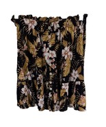 Rip Curl Beach Ruffle Skirt Womens Floral Flower Black Gold Size Medium ... - $545.47 MXN
