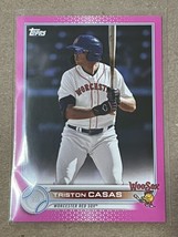 2022 Topps Pro Debut Pink #PD133 Triston Casas RC Rookie Card SER NUM 082/199  - £2.33 GBP