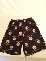 Size 4 5 NFL Pittsburgh Steelers football pajamas shorts sleepwear kids - £10.63 GBP