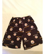 Size 4 5 NFL Pittsburgh Steelers football pajamas shorts sleepwear kids - $13.59