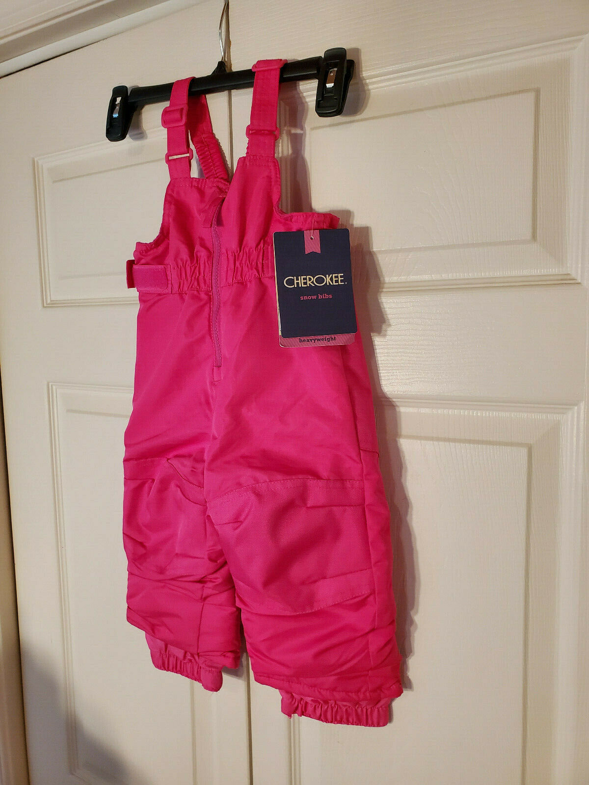 CHEROKEE Snow Bibs Girl's Snow Suit Pink Size 12M (NEW) - $19.75