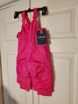 CHEROKEE Snow Bibs Girl&#39;s Snow Suit Pink Size 12M (NEW) - $19.75