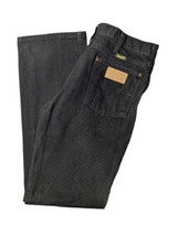 VTG Wrangler Cowboy Cut USA Jeans 32X32 Black (actual 31x30.5) 936WBK - £27.29 GBP