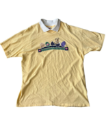 Vintage Single Stitch Yellow Easter Bunny Eggs Grandma Core T Shirt Size 2X - $17.09