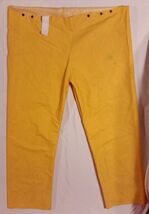LIGHT ORANGE LARGE 45 X 29.5 X 12 WET RAIN SUIT COVERALL BOTTOMS W/ SUSP... - $22.66 CAD