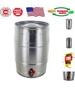 Portable 5L Mini-Keg with Easy Pour Gravity Tap - Perfect for Events &amp; H... - $646.02 MXN