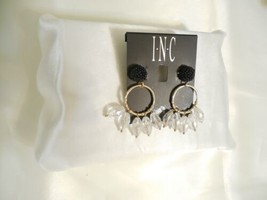 INC International Concepts 2-1/4&quot; Gold-Tone Jeweled Bead Drop Earrings F... - £10.56 GBP